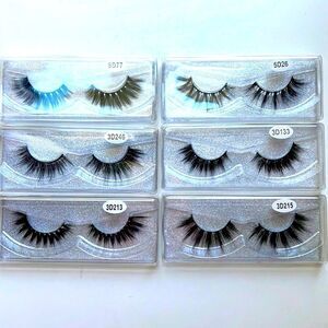 6 Sets of Faux Mink Eyelashes
